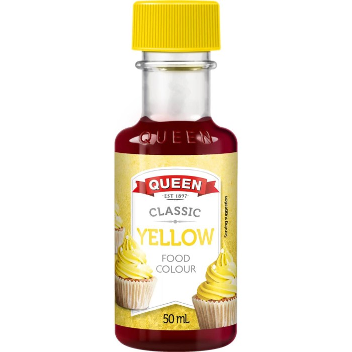 Yellow food coloring bulk