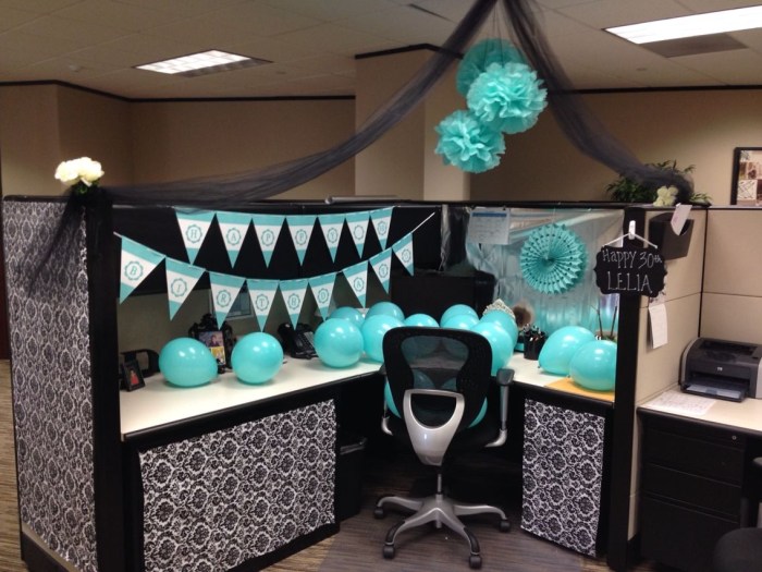 Cubicle decoration ideas for birthday