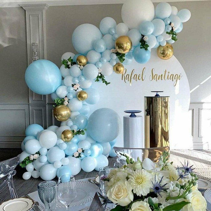 Flower balloon decoration for birthday