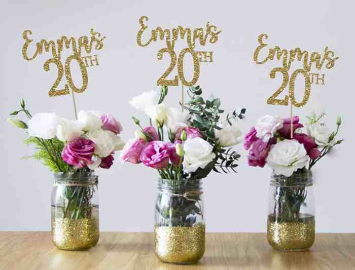 20th birthday decoration ideas