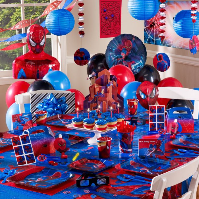 Spiderman birthday decoration ideas at home