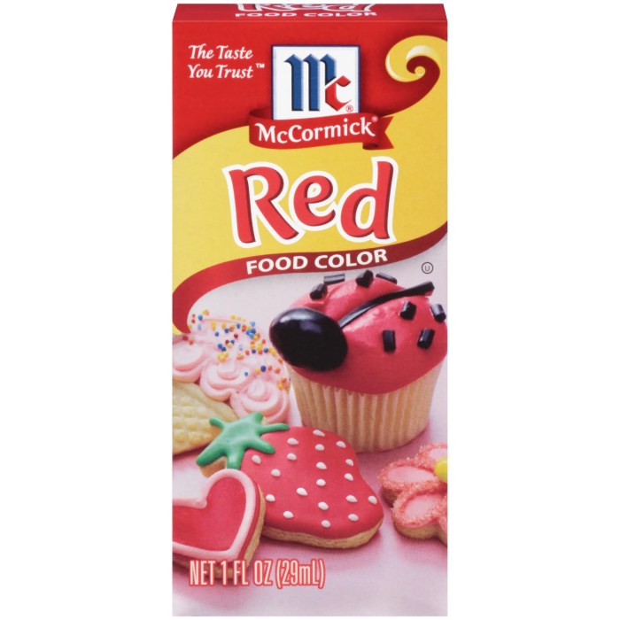 2 oz red food coloring