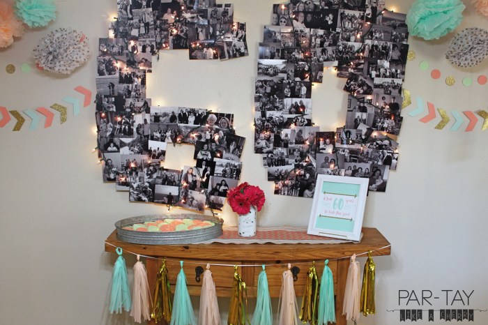 Birthday decoration ideas for 60th