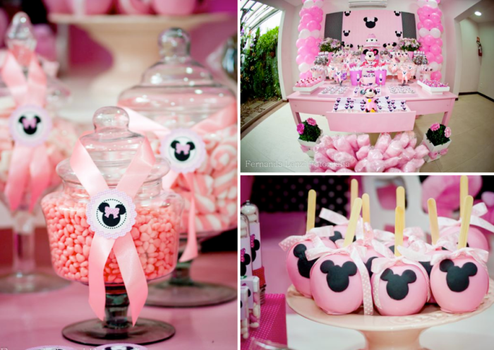 Minnie mouse birthday party decoration ideas