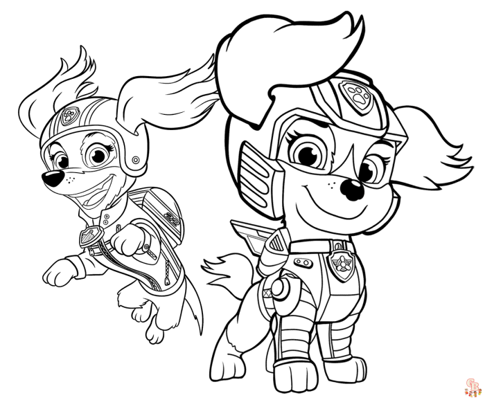 Paw patrol coloring pages