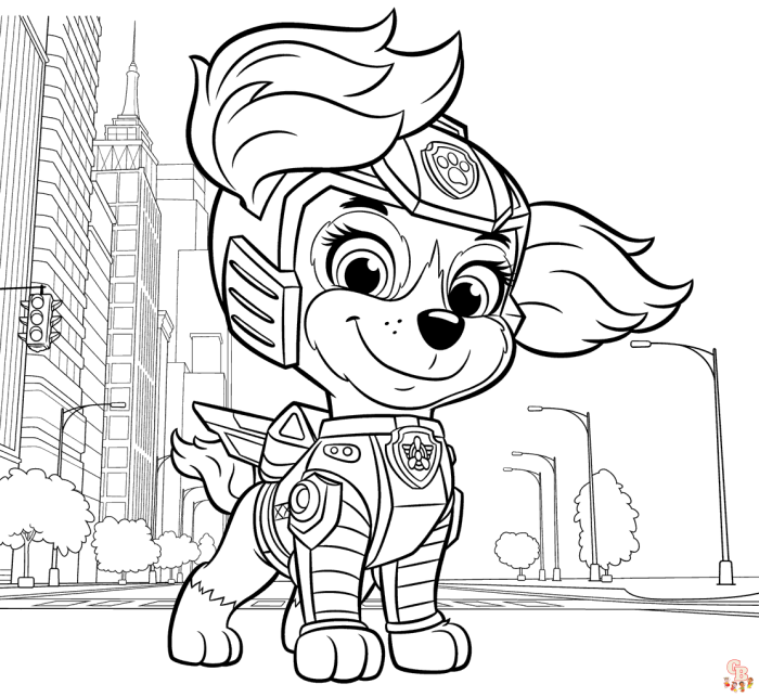 Paw patrol coloring pages