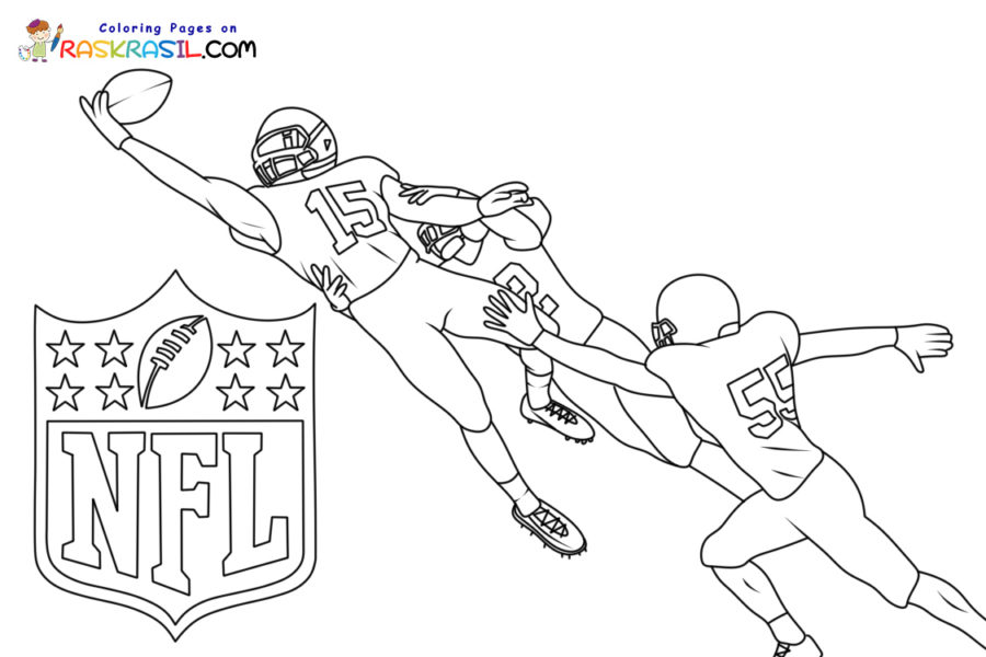 Football coloring pages