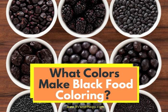 Black food coloring near me