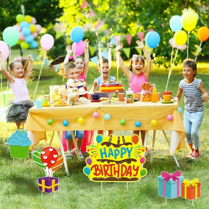 Park birthday decoration ideas