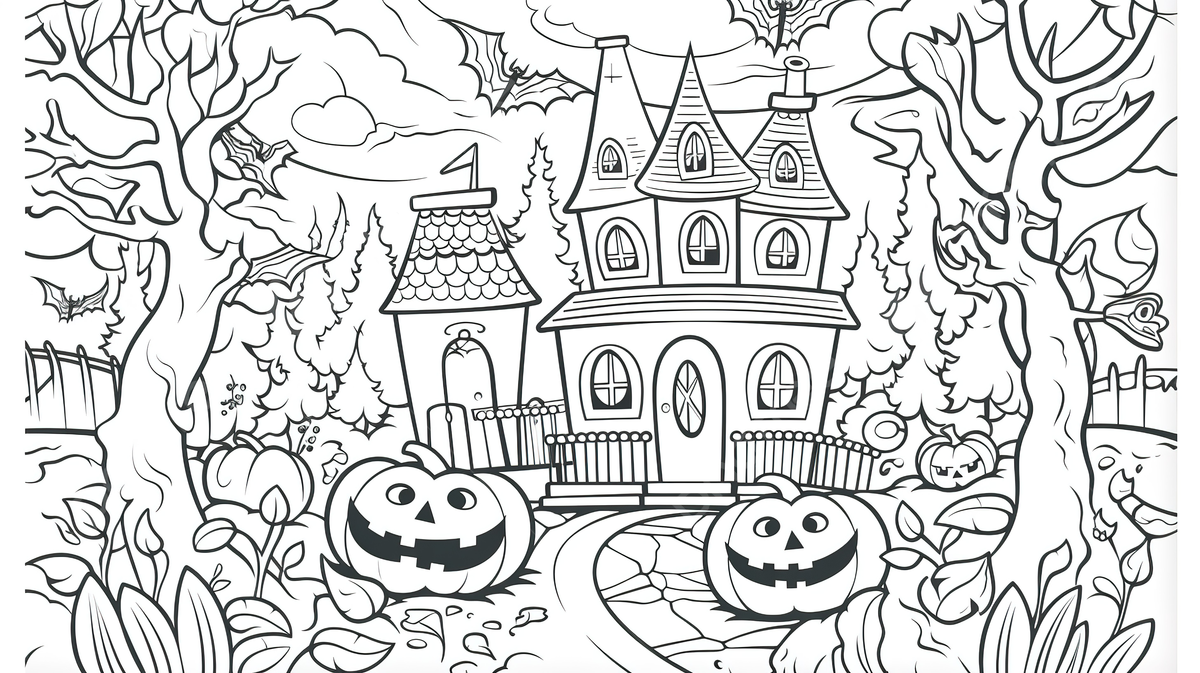 Halloween coloring pages printable