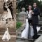 Black and White Mermaid Wedding Dresses