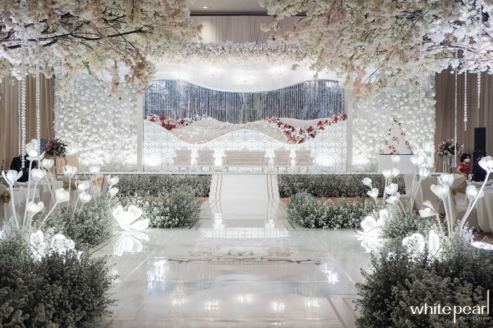 All white wedding dress