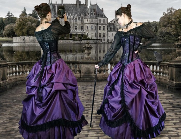 Gothic vintage wedding dresses