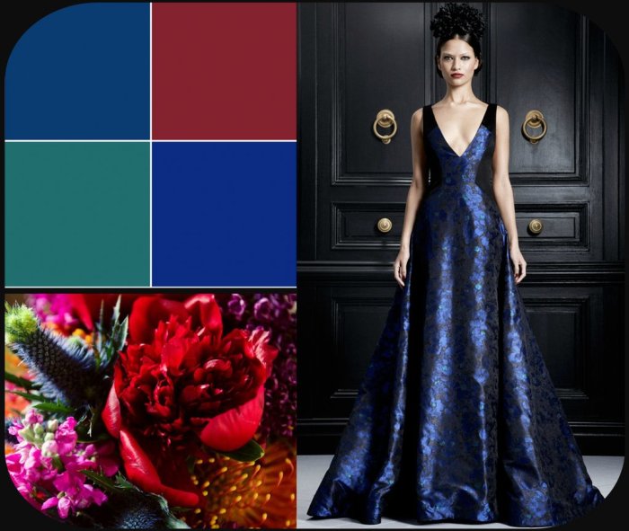 Jewel tone dresses for wedding