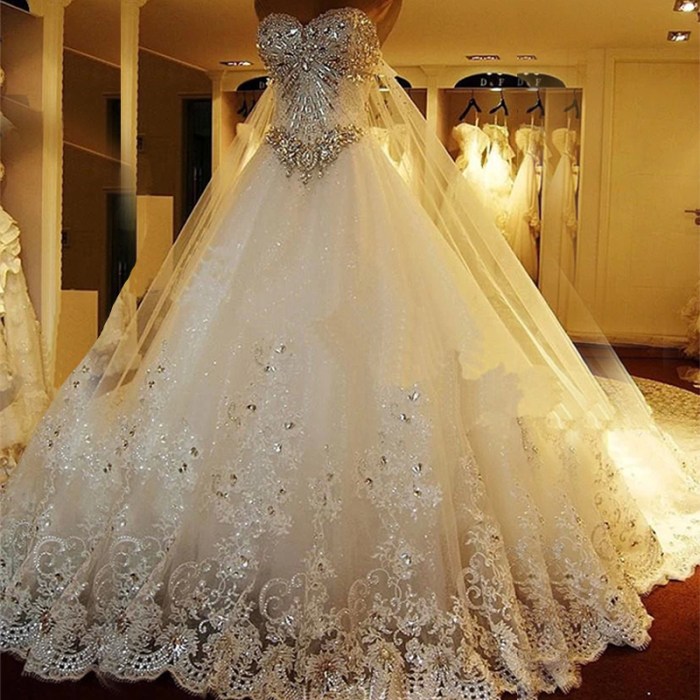 Belle princess wedding dress